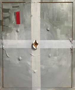 Olio su tela, senza titolo, 1997, 130x110 cm