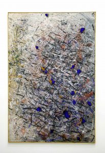 Senza titolo, 1992, tecnica mista su carta su tavola, 150x100 cm